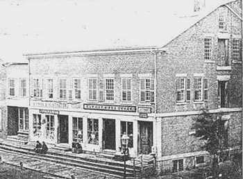 Brainard's Building at 119 Main Street. (88 KB) c 1880 (Click on Picture to View Full Size) picture