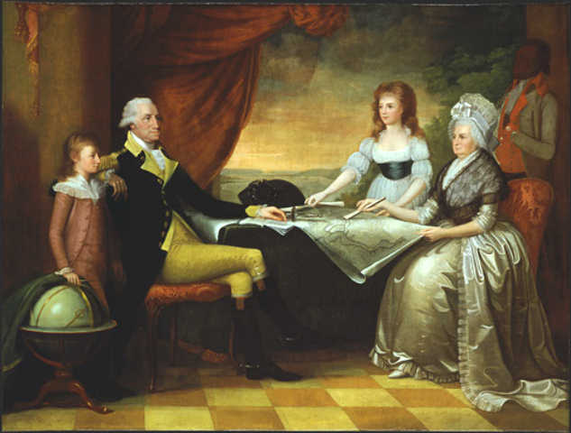 The Washington Family (891 KB) 1789-1796 (Click on Picture to View Full Size) picture
