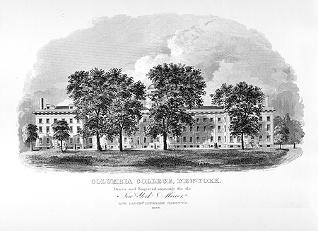 Columbia College, New York (144 KB) 1828 (Click on Picture to View Full Size) picture